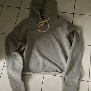 Wilfred Free Terry Cropped Hoodie